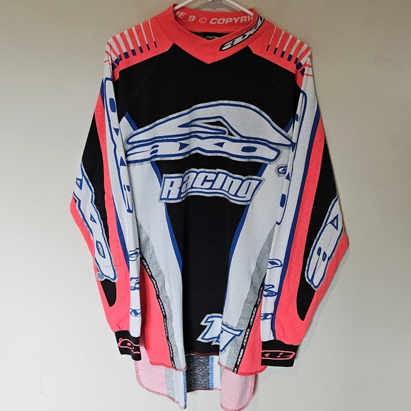 AXO Racing Other - Vintage AXO Racing Issue 9 Motocross Jersey - Cotton Blend - Size XL